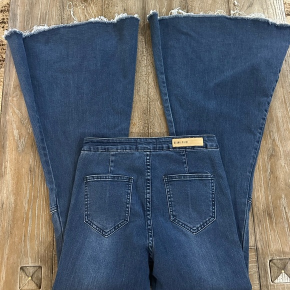 Women's Blank Paige Flare Jeans - Picture 7 of 13